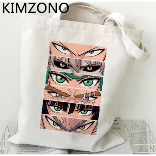 One Punch Man shopping bag handbag bolso eco bolsas de tela bolsa recycle bag bag sac cabas ecobag bolsa compra grab