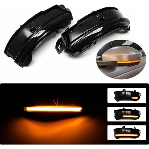 For Jaguar F-Pace X761 E-Pace X540 2016-2020 LED Dynamic Turn Signal Rear View Mirror Lamp Sequential Blinker Indicator Light