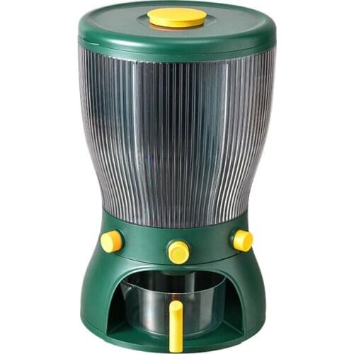 Rotating compartment rice bucket household insect-proof moisture-proof sealed rice storage box kitchen rice tank whole grain