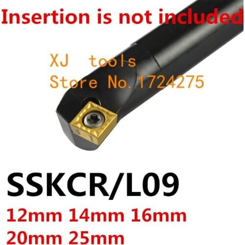 1PCS 12mm 14mm 16mm 20mm 25mm 32mm SSKCR09 SSKCL09 S20R-SSKCR09 S16Q-SSKCR09 the Right/Left Hand CNC Turning Lathe tools