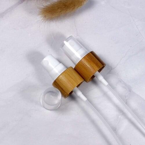100pcs Bamboo Mist Sprayer 415/18 Caps for Essential Oils, Hair and Body Sprays, Aromatherapy, DIY Cleaning Liquids