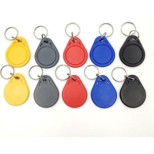 100pcs UID RFID Tag Key Fob 13.56MHz Block 0 Sector Writable for Mif 1k s50 ISO14443A Used to Copy Cards Clone Card Tags