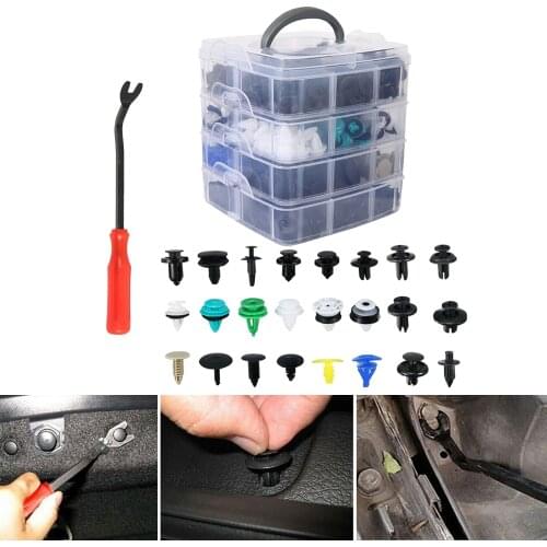 620pcs/Set Universal Boxed Car Retainer Clips Auto Durable Repair Parts 24 Kinds Common Sizes