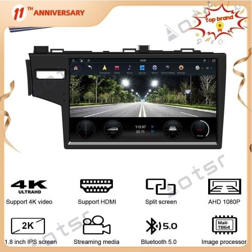 For Honda Fit 2014 - 2020 Android 9 64GB Car HD Multimedia player 11.8" MAX-PAD Car GPS Navigation Streaming night vision Radio