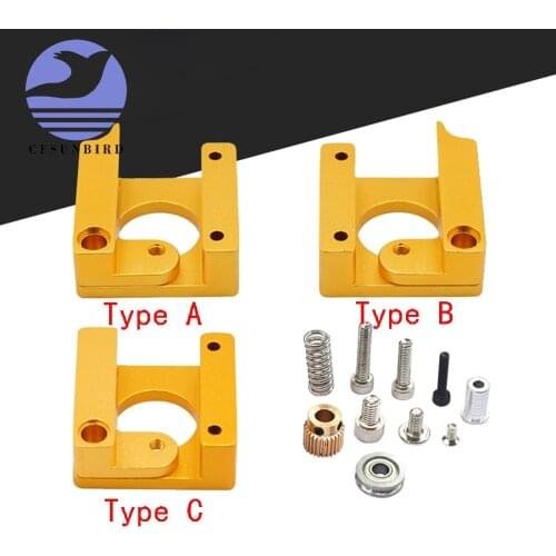 MK8 Extruder Aluminum Alloy Block For Makerbot 1.75mm Filament 3D Printers Parts Extrusion Right Left Short Hand Part