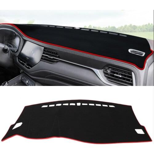 Hivotd For Haval F7 F7X 2019 Car Interior Dashboard Avoid Light Pad Instrument Platform Protection Cover Decoration Accessories