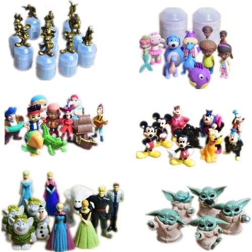 1set/lot mini 2-5cm pvc doll Furnishing articles Childrens toys