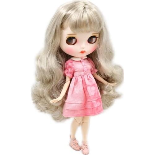 ICY DBS Blyth Doll No.BL8800 Silver hair Matte eyebrow face Joint body 1/6 bjd ob24 anime girl