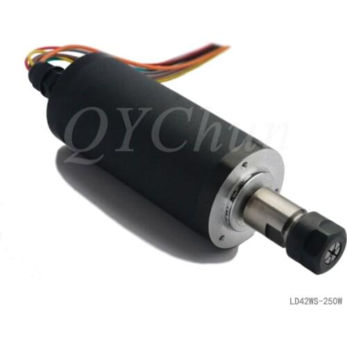 LD42WS-250w electric spindle high speed brushless spindle motor pcb engraving machine spindle woodworking beads drilling machine