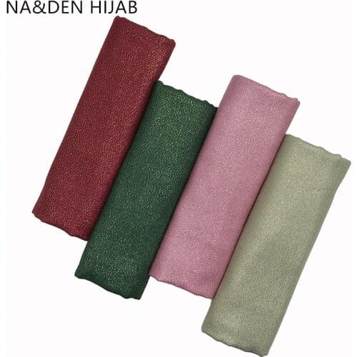 Hot sale gold thread solid fringed scarf HI-Q women shimmer plain wraps shawl cosy viscose Muslim hijabs winter scarf 10pcs\lot