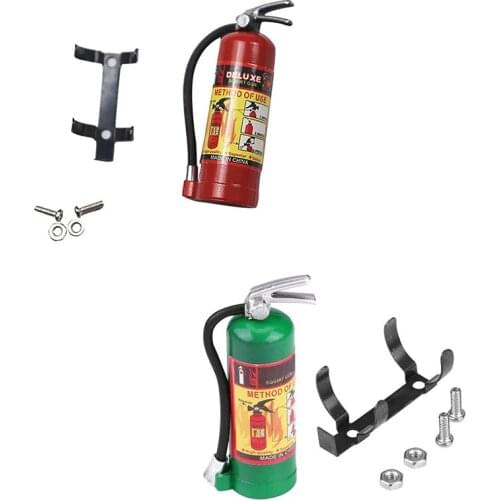 RC Decoration Metal Mini Fire Extinguisher for 1/10 RC Crawler Axial SCX10 90046 Traxxas TRX4 Tamiya D90