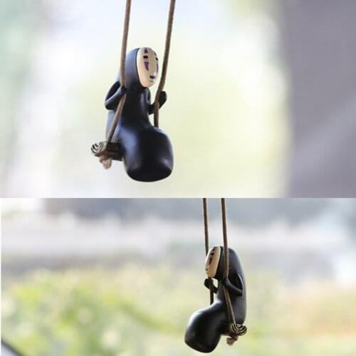 Faceless Male Car Ornaments decorations Car Rearview Mirror Hanging Perfume Pendant Fragrance Car interior decorationAccessories