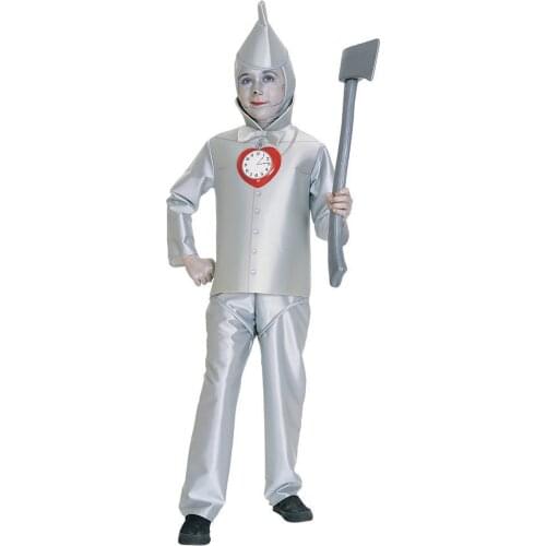 New Wizard of Oz Luxury Wizard Tin Man Halloween Costume Family Children’s Kindergarten Parent-child Costume Girls Boy Tin Man S