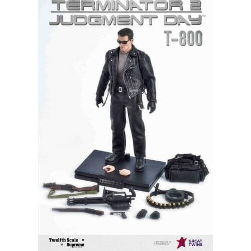 Great Twins Terminator 2: Judgement Day T-800 Arnold 1/12 Figure