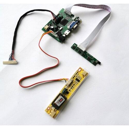 Fit LP171WP3/LP171WP5 17.1" laptops LCD monitor LVDS 30-Pin 1CCFL inverter VGA+2AV 1440*900 screen controller board DIY kit