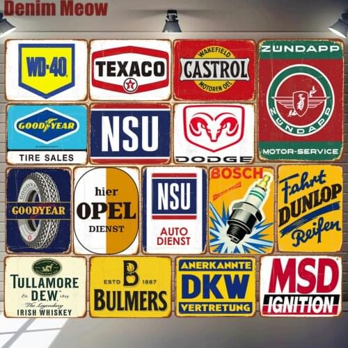 Motor Service Poster Tire Sales Vintage Metal Tin Signs Garage Car Pub Home Decor Shop Billboards Indoor Or Outdoor Use ZSS10