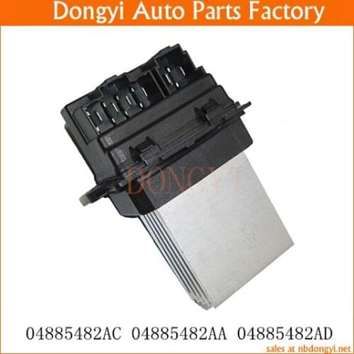 Blower Motor Resistor OE NO. 04885482AC 04885482AA 04885482AD