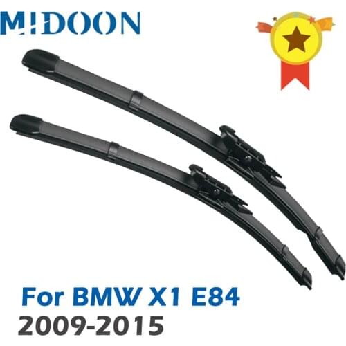 MIDOON Wiper Front Wiper Blades For BMW X1 E84 2009 - 2015 Windshield Windscreen Front Window 24"19"