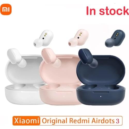 Xiaomi Redmi AirDots 3 TWS Wireless Headphones Bluetooth 5.2 Earbuds aptX Adaptive Stereo Subwoofer Dual Microphone Waterproof
