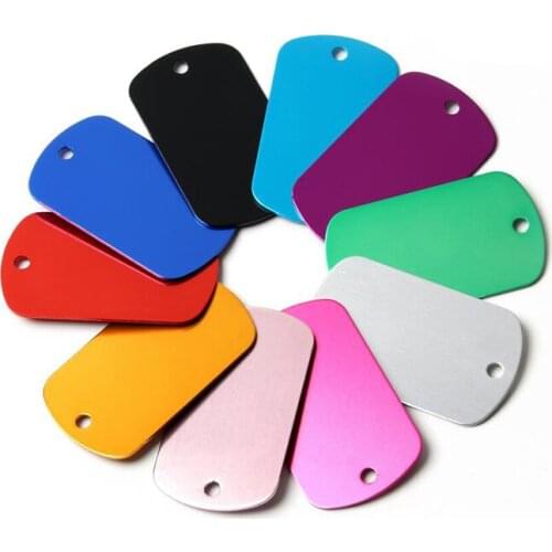 Military Army Tactical Dog Name ID Tags Cards Pendant Man Necklace&Pendants Aluminum alloy Fashion Keychain Men Jewelry Pet Tag