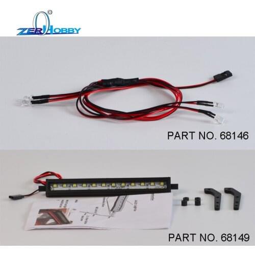 HSP RC CAR SPARE PARTS ACCESSORIES LED LIGHT KIT SET AND LED LIGHT BAR SYSTEM FOR HSP 1/10 ROCK CRAWLER MODEL 136100