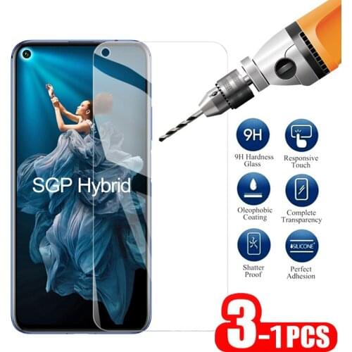 1-3PCS Safety Glass For Huawei Honor 20S 20i 20e 20 Pro Screen Protector On For Huawei Honor 20 Pro Transparent Tempered Glass