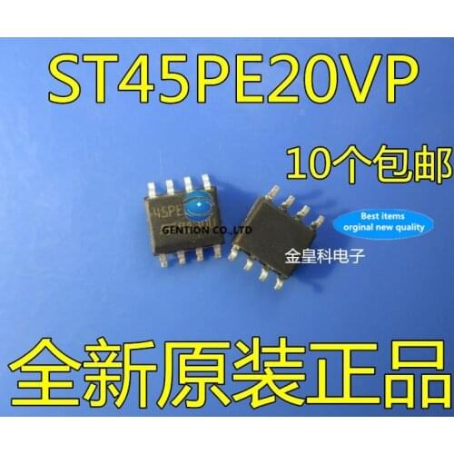 10PCS 5PE20VP M45PE20-VMN6TP M45PE20VP SOP8 in stock 100% new and original
