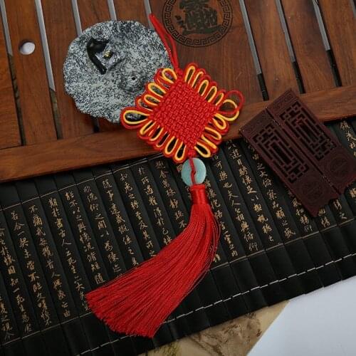 Handmade Knot Chinese Traditional Tassel Accessories Hang Pendant Chinese Knot Gift For Friend Car Decoration 10PCS