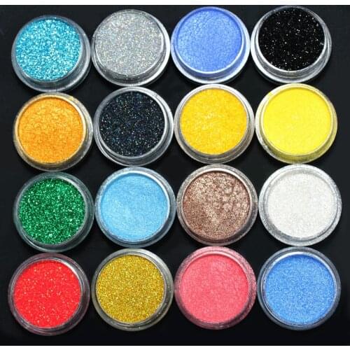 16 Mix Color Powder Eyeshadow Makeup Cosmetics SALON SET 16#1SET