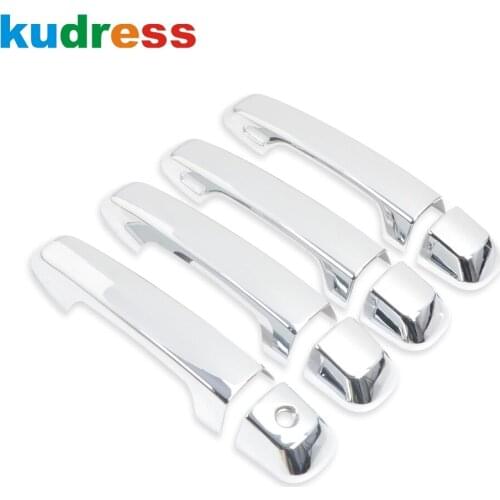 For Toyota PRADO J150 2010 2011 2012 2013 2014 Chrome ABS Exterior Door Handle Cover Catch Cover Moulding Cap Cover Trims 8pcs