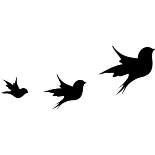 Birds Car Stickers Cute And Interesting Fashion Sticker Decals For Auto Bumper Window Vinyl Decal Sticker Decals