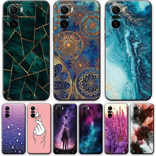 For Xiaomi POCO F3 Case For Xiaomi POCO F3 6.67 inch Marble Matte Silicone Back Cover For Xiaomi POCO F3 Protective Phone Case