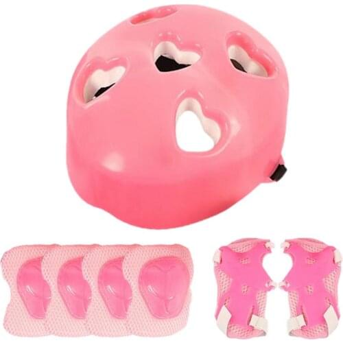 7pcs Skating Protective Gear Set Knee Wrist Guard Elbow Pads Bicycle Skateboard Ice Skating Roller Knee Protector Guard For Kids