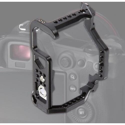 Camera Cage Full Covering High Strength Aluminum Alloy Full Covering Hood Cage for Canon for EOS R6 for EOS R5 Camera Cage