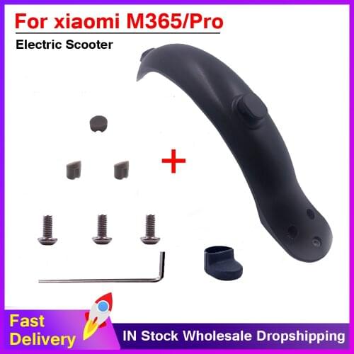 Fenders Scooter Wings Rear MudGuard Support Protection ABS Plastic Parts Screws Rubber Stopper For Xiaomi Mijia M365 Pro Parts