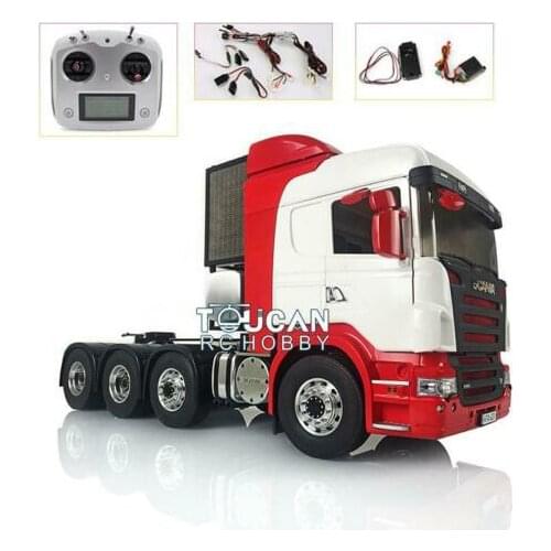 LESU Metal 8*8 Chassis Hercul Painted Cabin 1/14 Sca RC Tractor Truck Sound THZH0620-SMT4