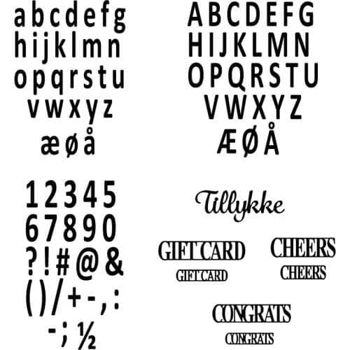 Piggy Craft metal cutting dies cut die mold Letter symbol number Scrapbook paper craft knife mould blade punch stencils dies