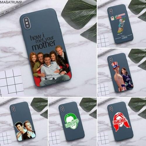 How I Met Your Mother Phone Case For iphone 12 11 Pro Max Mini XS 8 7 6 6S Plus X SE 2020 XR Candy Color blue Soft Silicone