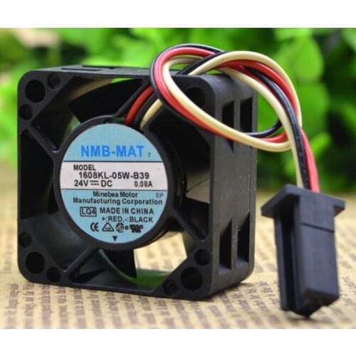 NMB 1608KL-05W-B39 24V 0.07A 4CM 40203 wire FANUC system fan