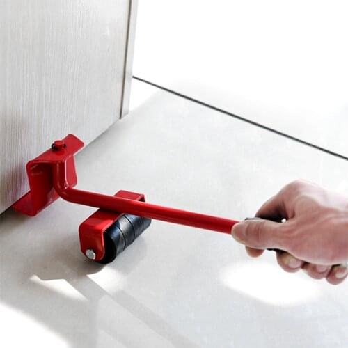 Furniture Lifter Transport Tools Set Heavy Lifting Device 4 Sliders Heavy Furniture Roller Moving Tool Kit Up to 150KG/ 330LB