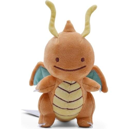 Pokemon Game Cute Dragonite Collectible Soft Stuffed Plush Toy Doll 15cm Christmas Presents For Children