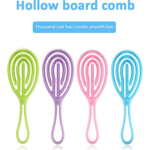 Hair Comb Scalp Massage Hair Brush Wet Curly Detangle Hairbrush Tangle Teaser Comb Women Salon Hairdressing Styling Tools