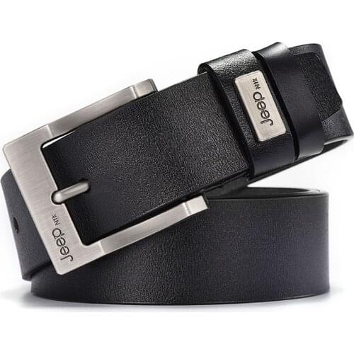 2021 GMCC High Quality Genuine Leather Mens Belt Designer Jeans Luxury Business Belts Male Black Fashion Cowboy Waistband 120CM