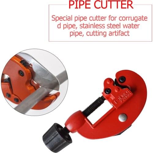 Stainless Steel Tubing Cutter 1/8 inch to 1-1/8 inch Aluminum Copper Brass Pipes Tube Cutter Shear Cutting Tool