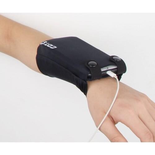 Outdoor Sports Wrist Bag Elastic Fit Mini Cartoon Arm 7 Inch Mobile Phone Yoga Card Key Handbag