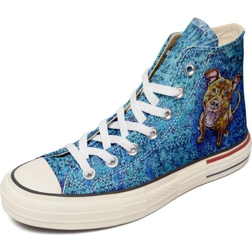 Print On Demand Customized High-top Canvas Sneakers Shoes For Women 2021 Vulcanized Shoes Spring And Autumn Models For Unisex