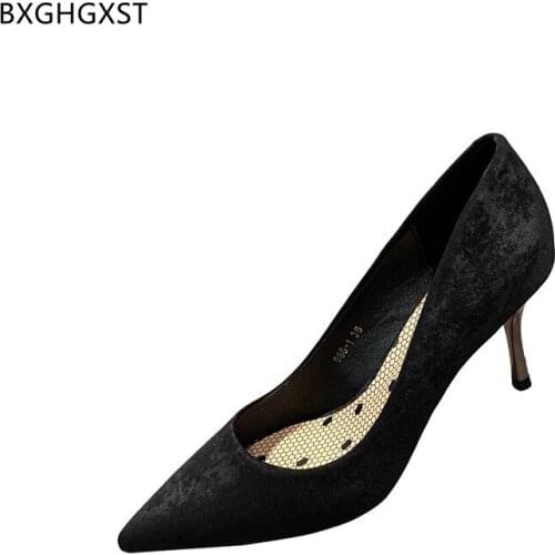 Pumps Woman Shoes Pointed Toe Black Shoes for Women 2021 High Heels Fashion Office Shoes Women Zapatillas Mujer Chaussure Femme