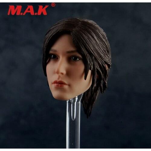 1/6 Scale Jill Head Craved with Hard Hair Model Female Head Sculpt For 12‘’ Action Figure Body Accessories