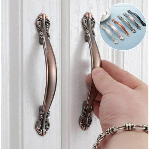 1PC Door Handle Cabinet Knob Wardrobe Drawer Pulls With Screw Vintage High Quality Creative Furniture Hardware Home Decoration