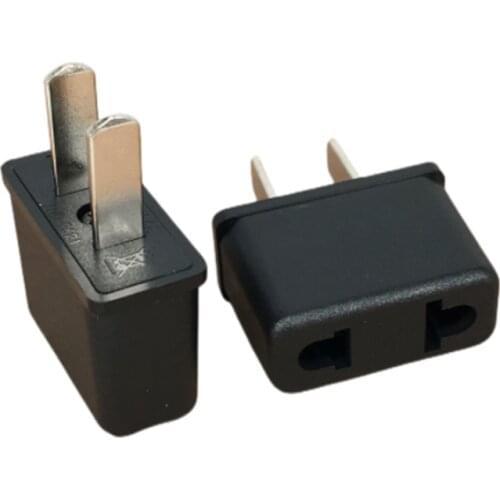 1pcs EU Europe European AC to American US USA Travel Charge Power Plug Adapter Outlet Converter Adaptador For Mobile phone Euro